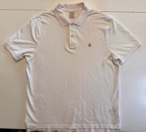 Brooks Brothers Men's XL Original Fit Performance Polo 100% Supima Cotton White